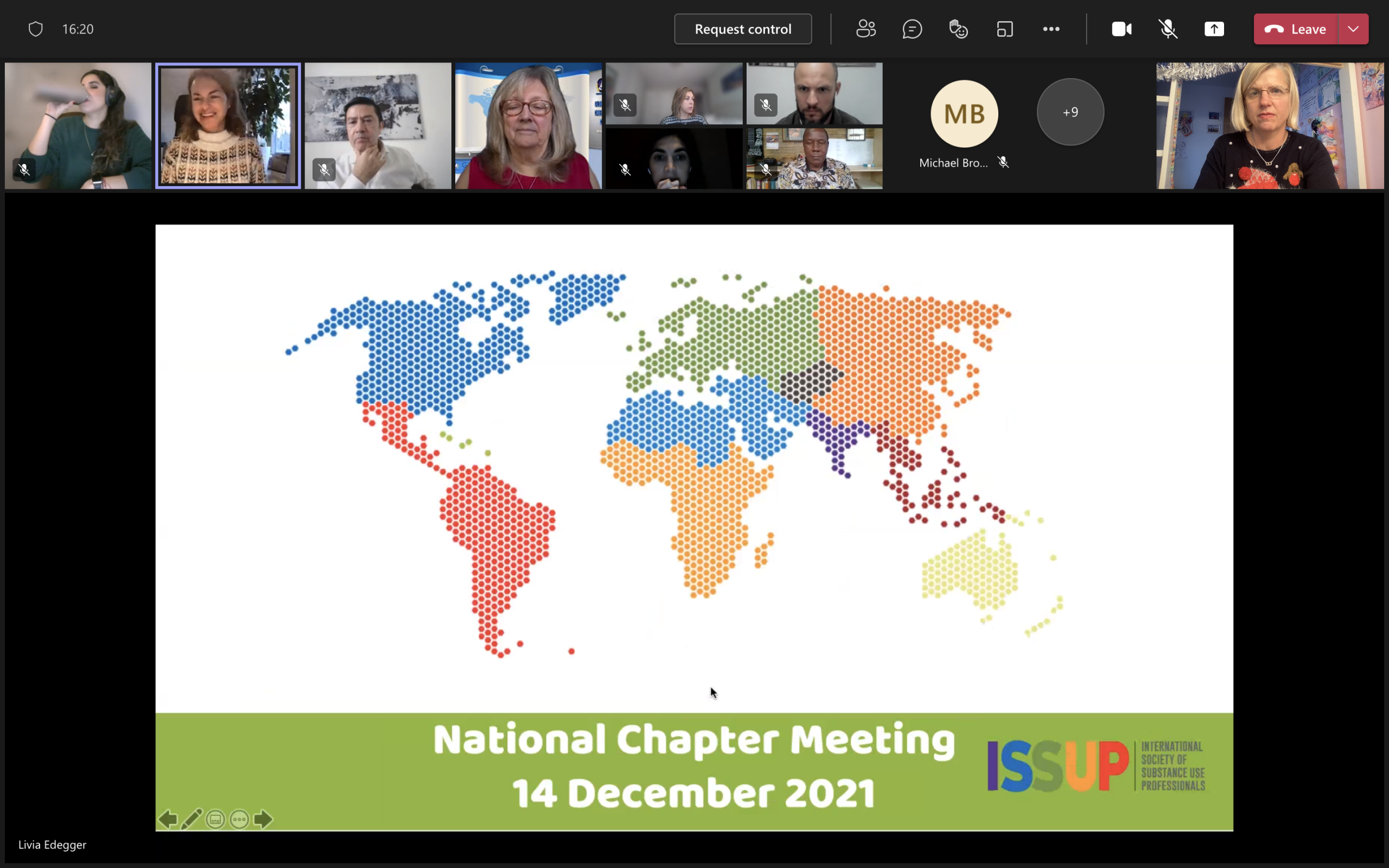 National Chapters virtual meetings update International Society of